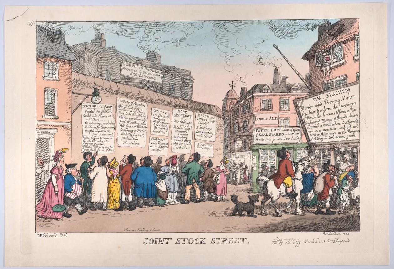 Akciová ulice, 10. března 1808, 10. března 1808. od Thomas Rowlandson