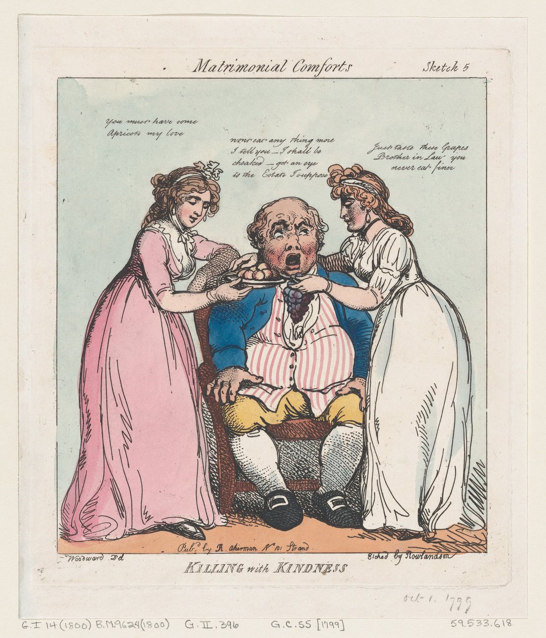 Killing with Kindness, 1. října 1799, 1. října 1799. od Thomas Rowlandson