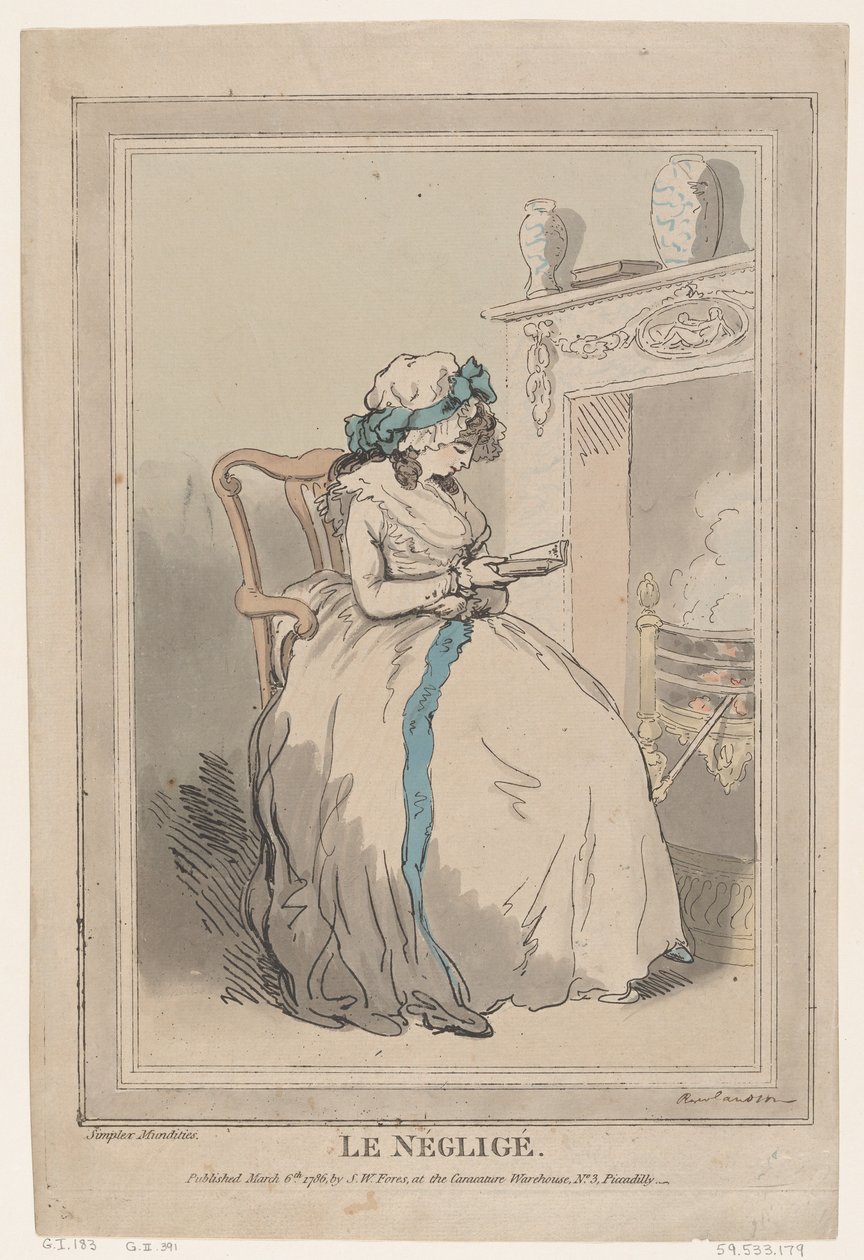 Negližé, 6. března 1786, 6. března 1786. od Thomas Rowlandson
