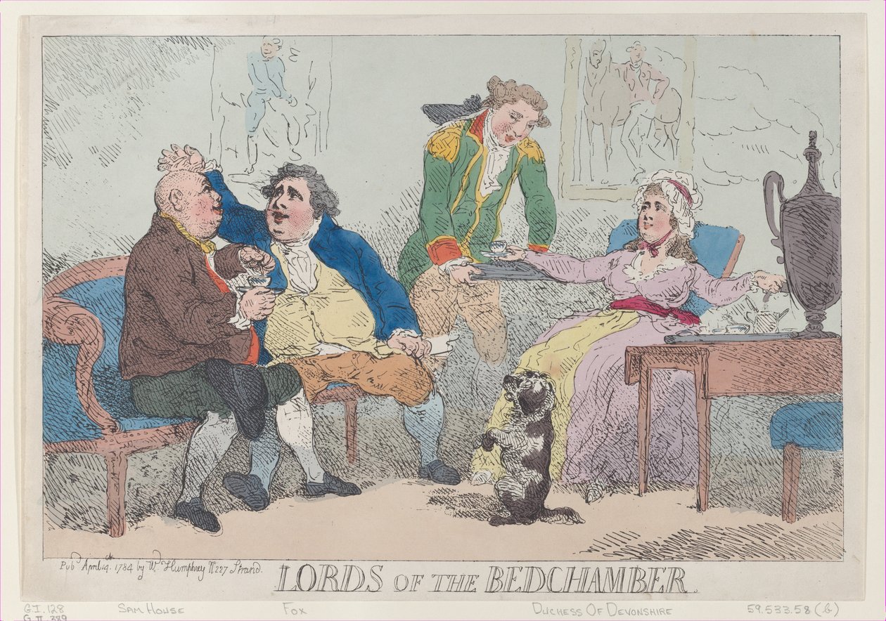 Páni z ložnice, 14. dubna 1784, 14. dubna 1784. od Thomas Rowlandson