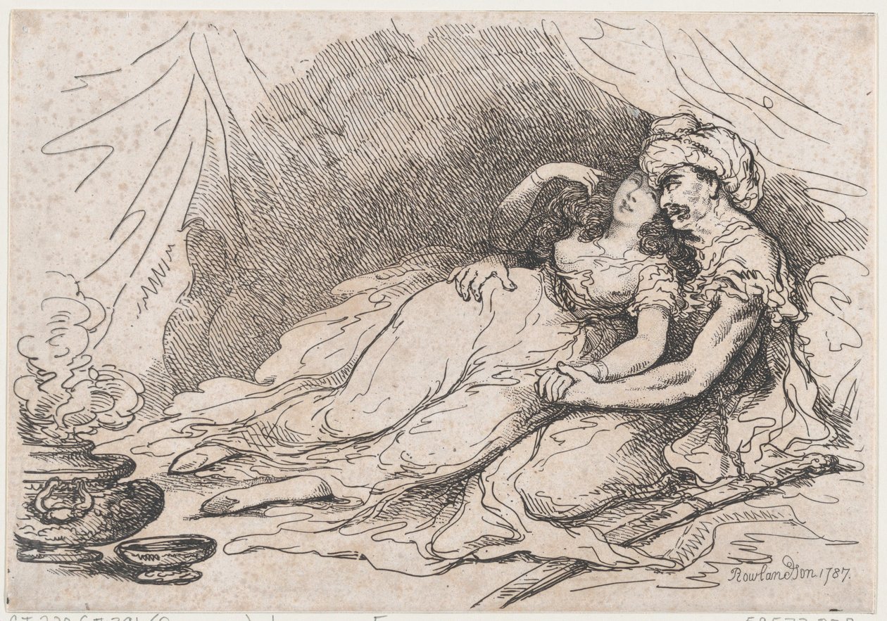 Láska na Východě od Thomas Rowlandson