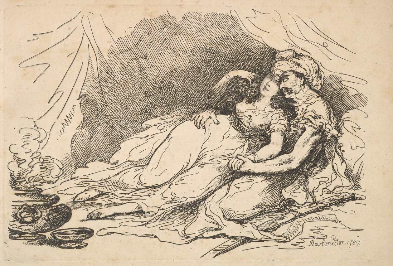 Láska na Východě od Thomas Rowlandson