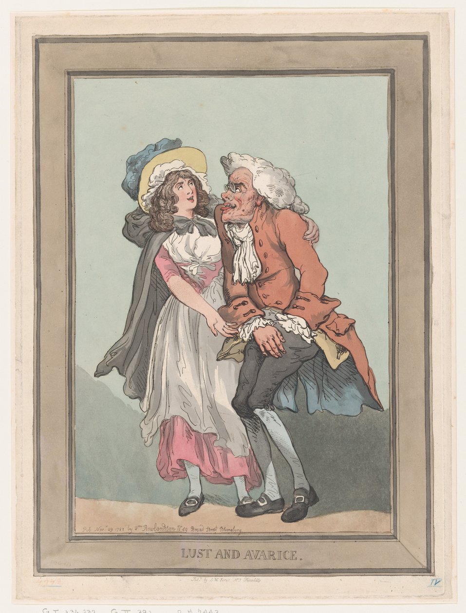 Chtíč a hrabivost, 29. listopadu 1788, 29. listopadu 1788. od Thomas Rowlandson