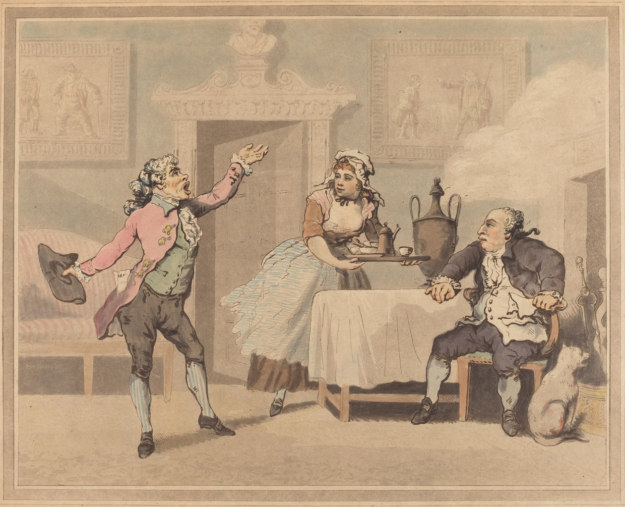 Manažer a Spouter od Thomas Rowlandson