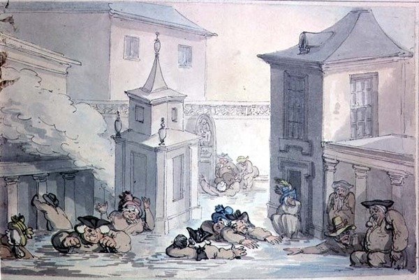 Matthew Brambles Výlet do Bath od Thomas Rowlandson