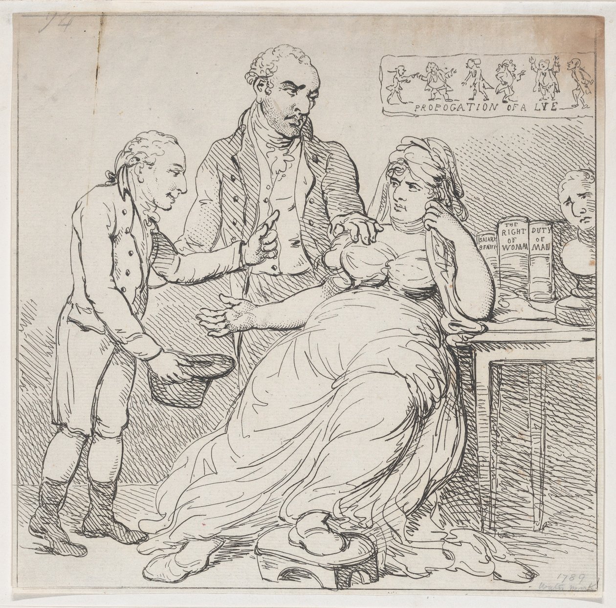 Melpomene na skládkách aneb Dětská hra bráněná divadelními panovníky, Dece..., 14. prosince 1804. od Thomas Rowlandson