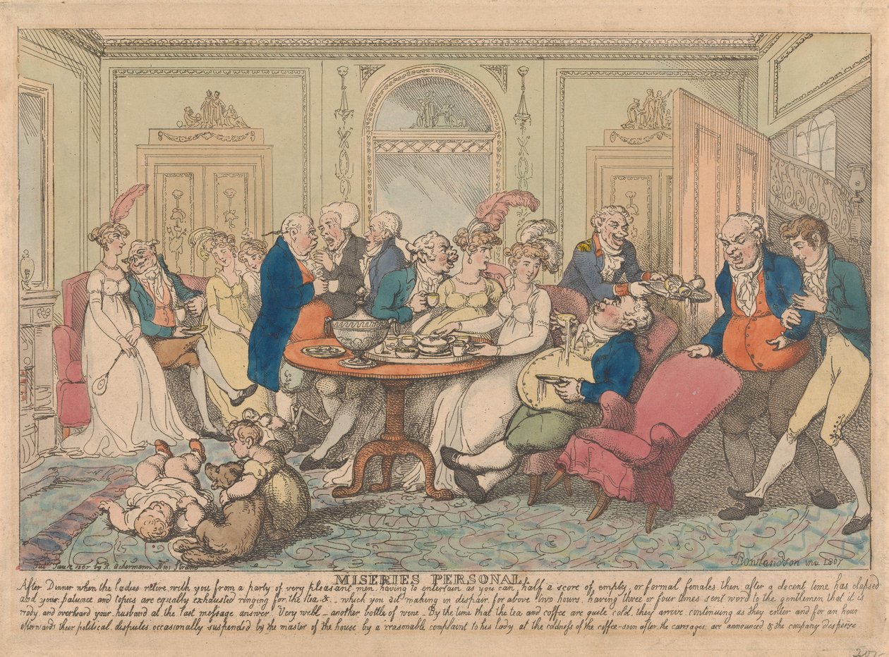 Osobní strasti od Thomas Rowlandson