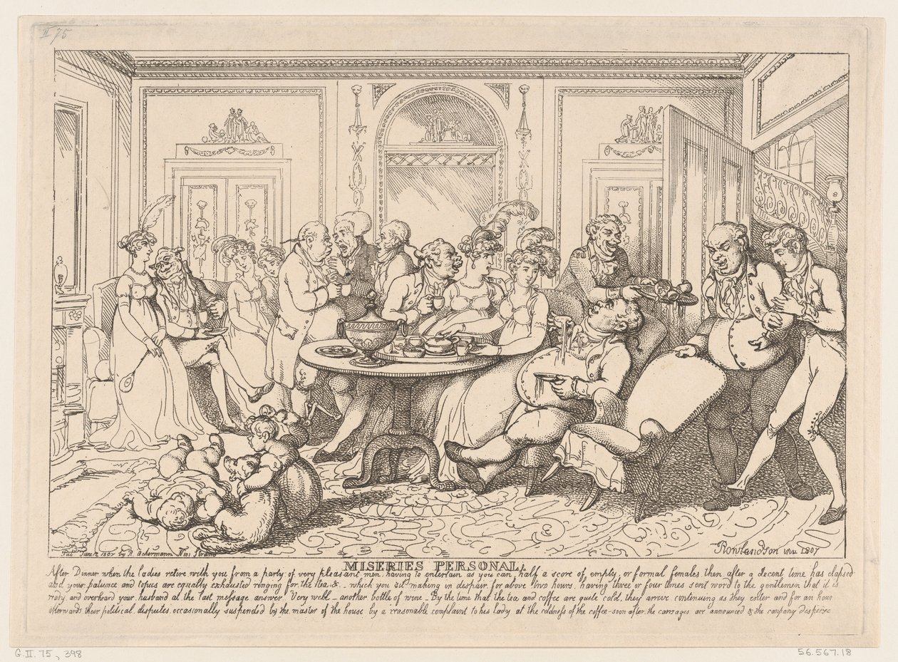 Miseries Personal, 12. června 1807, 12. června 1807. od Thomas Rowlandson