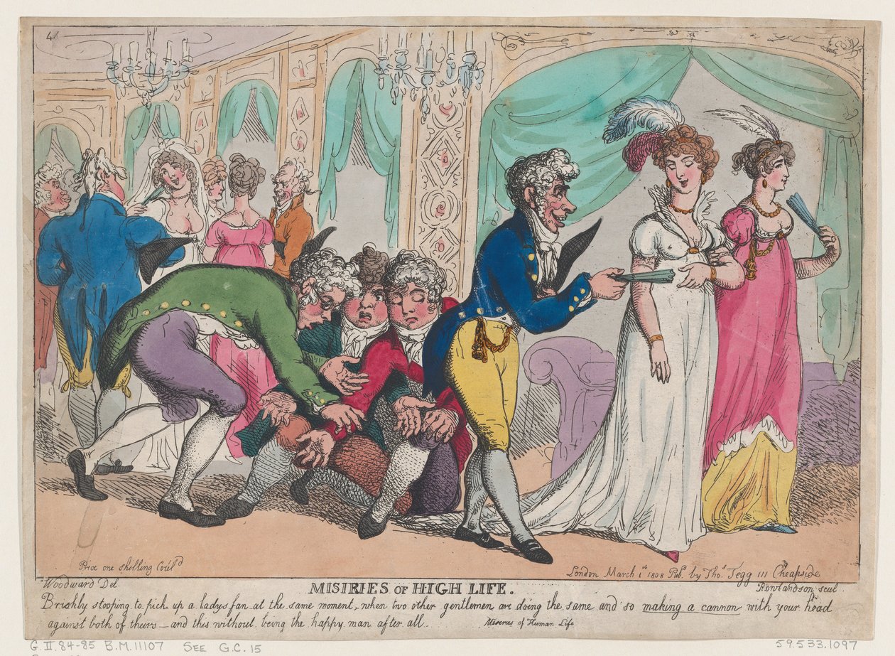 Miseries of High Life, 1. března 1808, 1. března 1808. od Thomas Rowlandson