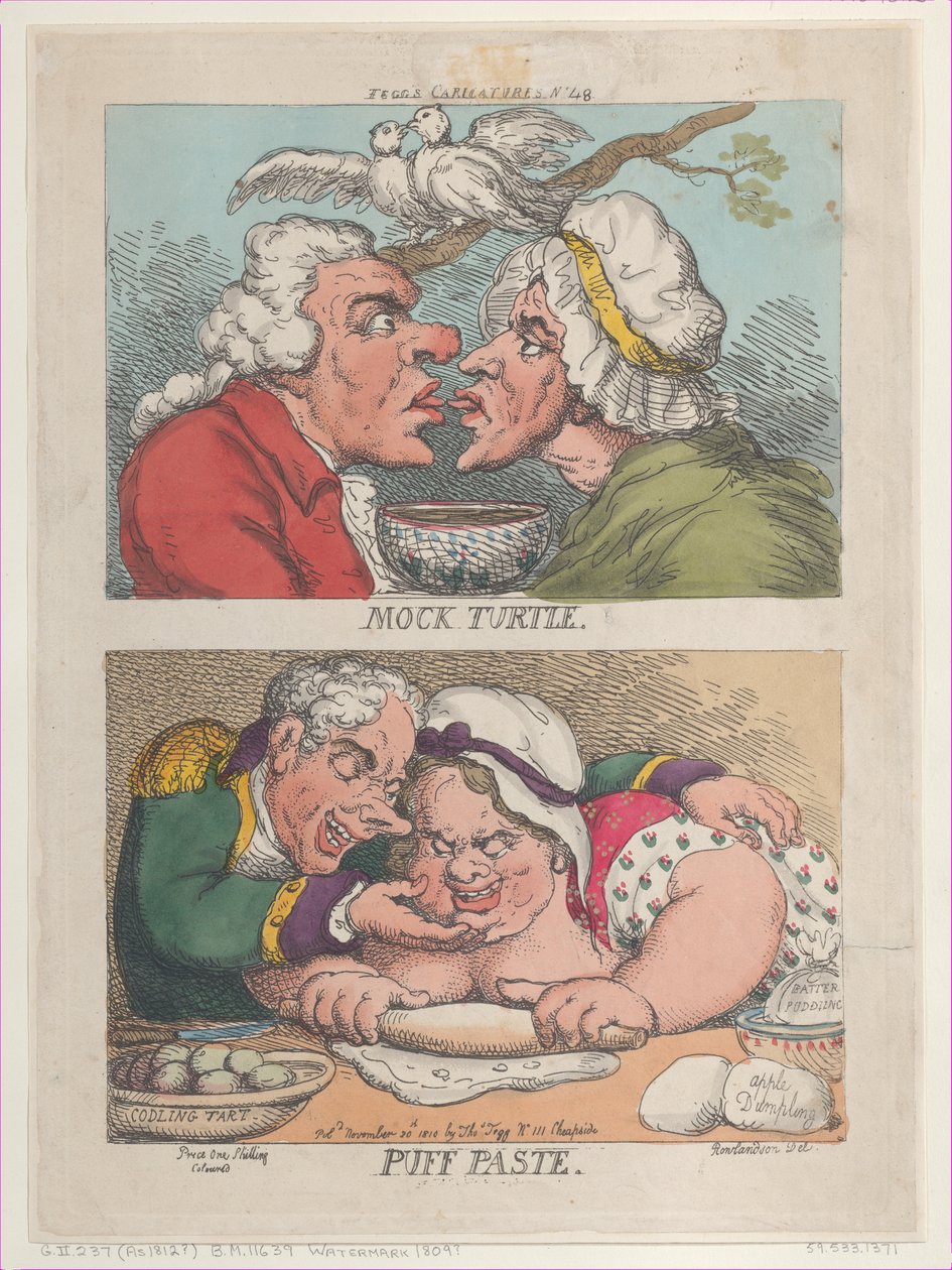 Mock Turtle, Puff Paste, 20. listopadu 1810., 20. listopadu 1810. od Thomas Rowlandson