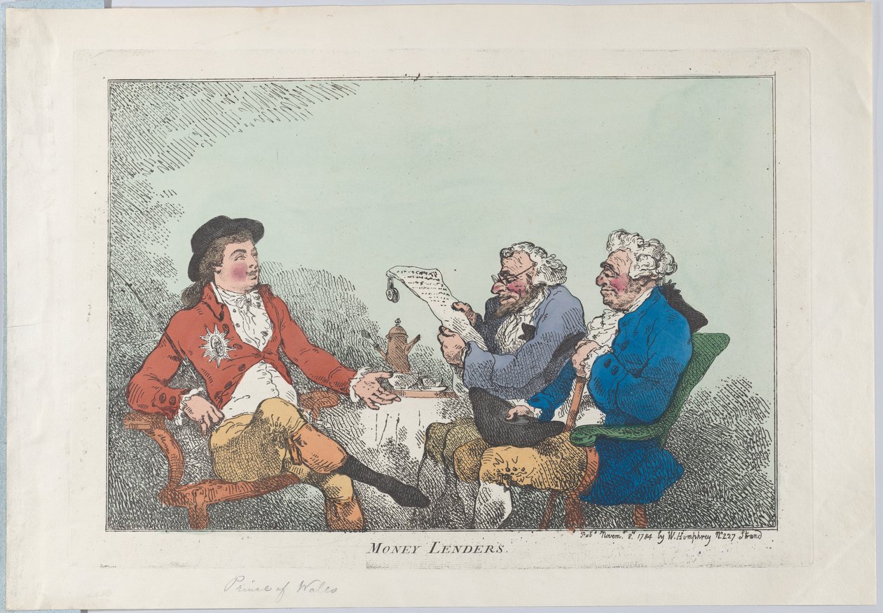 Půjčitelé peněz, 8. listopadu 1784., 8. listopadu 1784. od Thomas Rowlandson