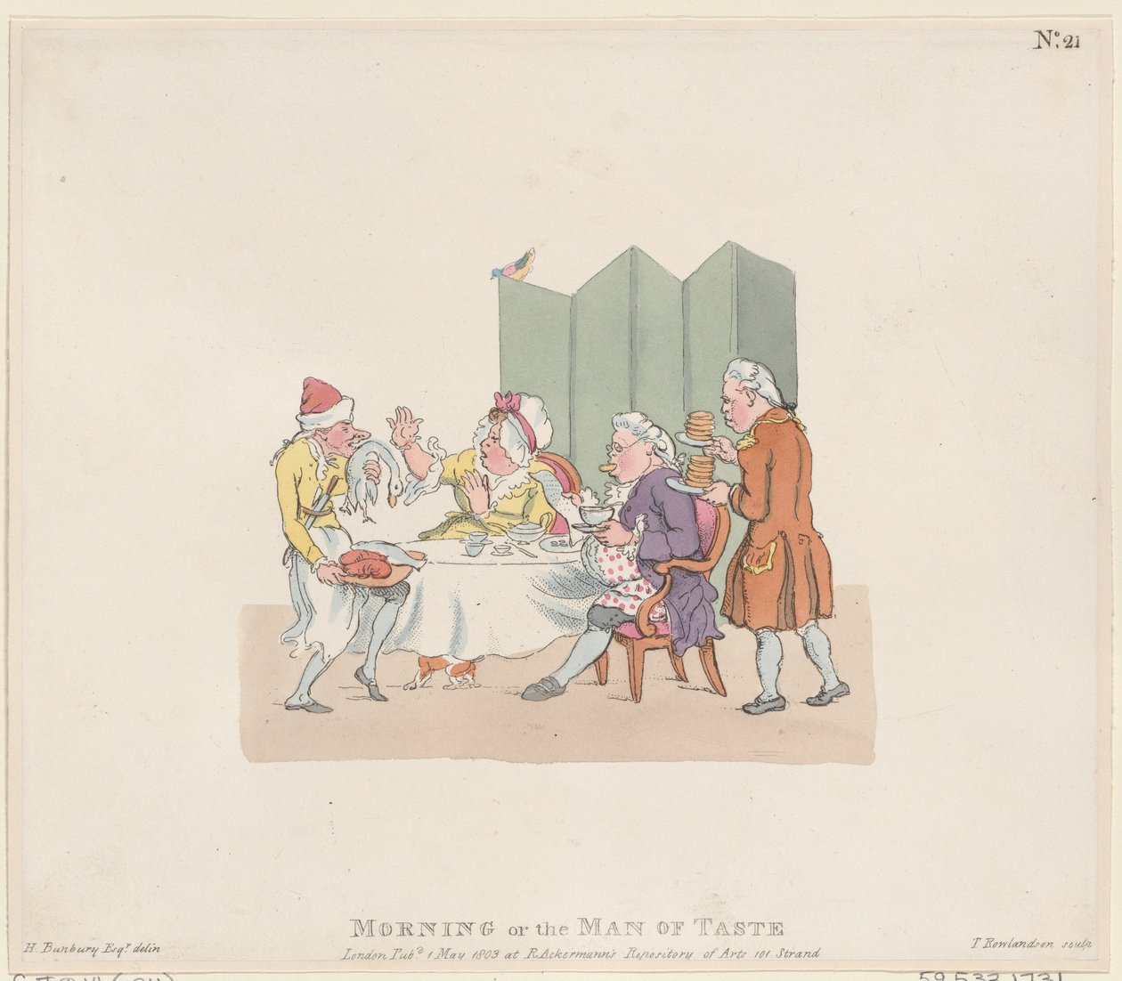 Ráno aneb Muž chuti, 1. května 1803, 1. května 1803. od Thomas Rowlandson