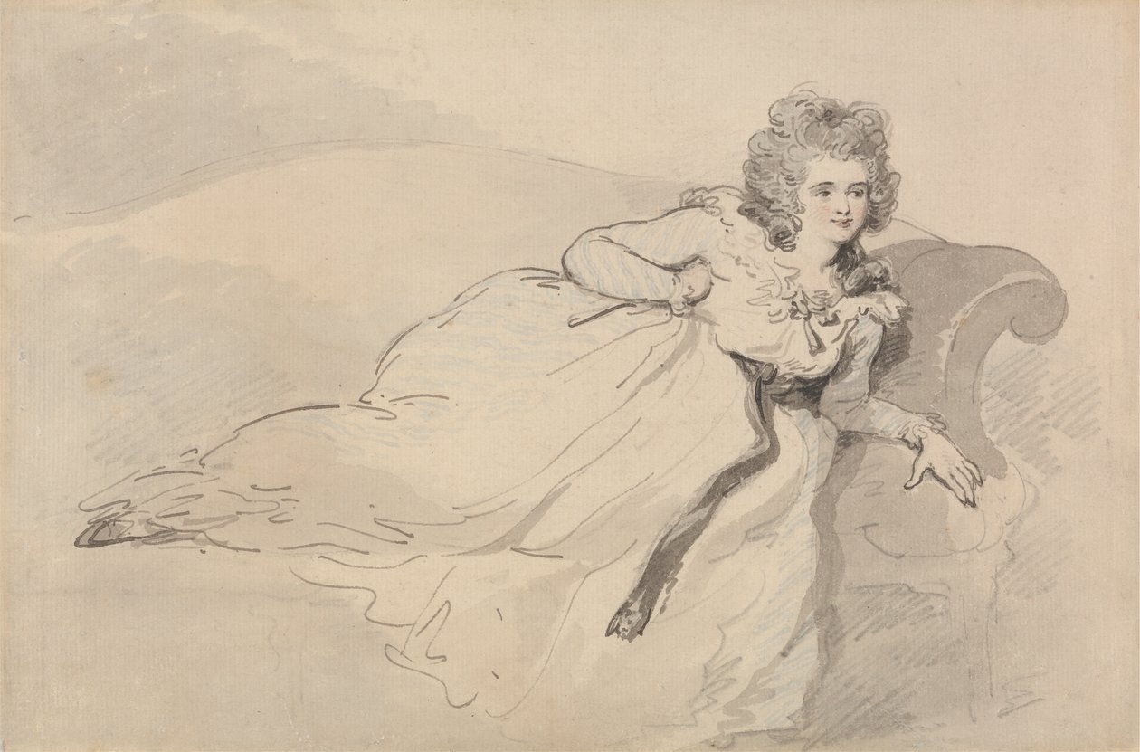 paní Abingtonová od Thomas Rowlandson