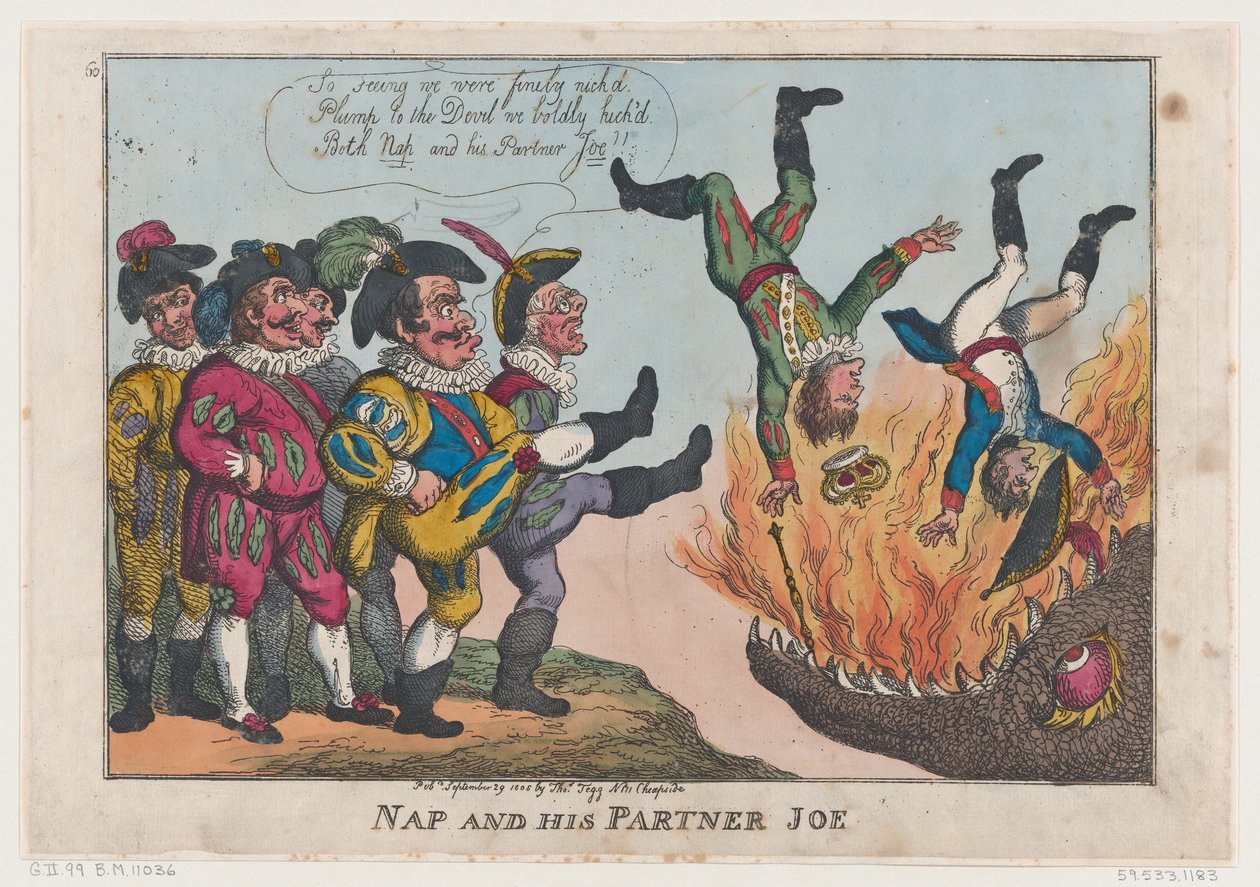 Nap a jeho partner Joe, 29. září 1808, 29. září 1808. od Thomas Rowlandson