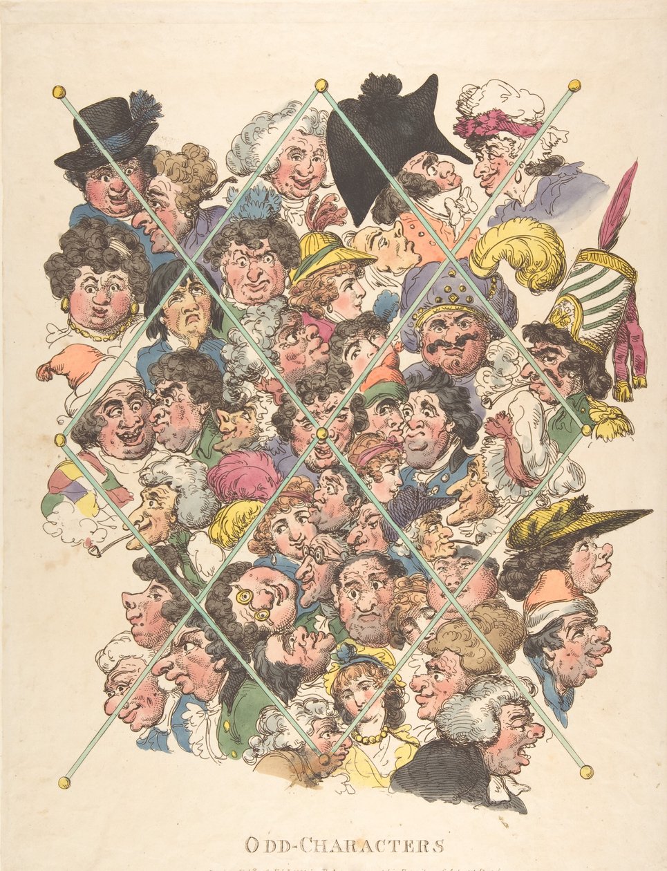 Liché postavy, 16. února 1801., 16. února 1801. od Thomas Rowlandson