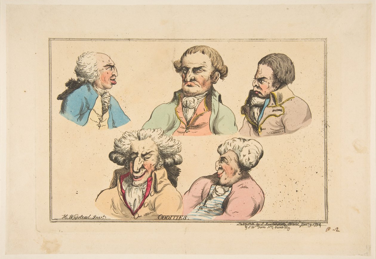 Podivnosti, leden 1794. od Thomas Rowlandson