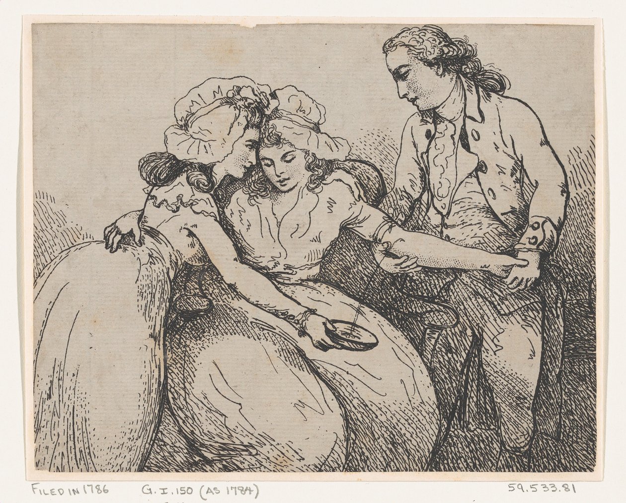 Otevření žíly od Thomas Rowlandson