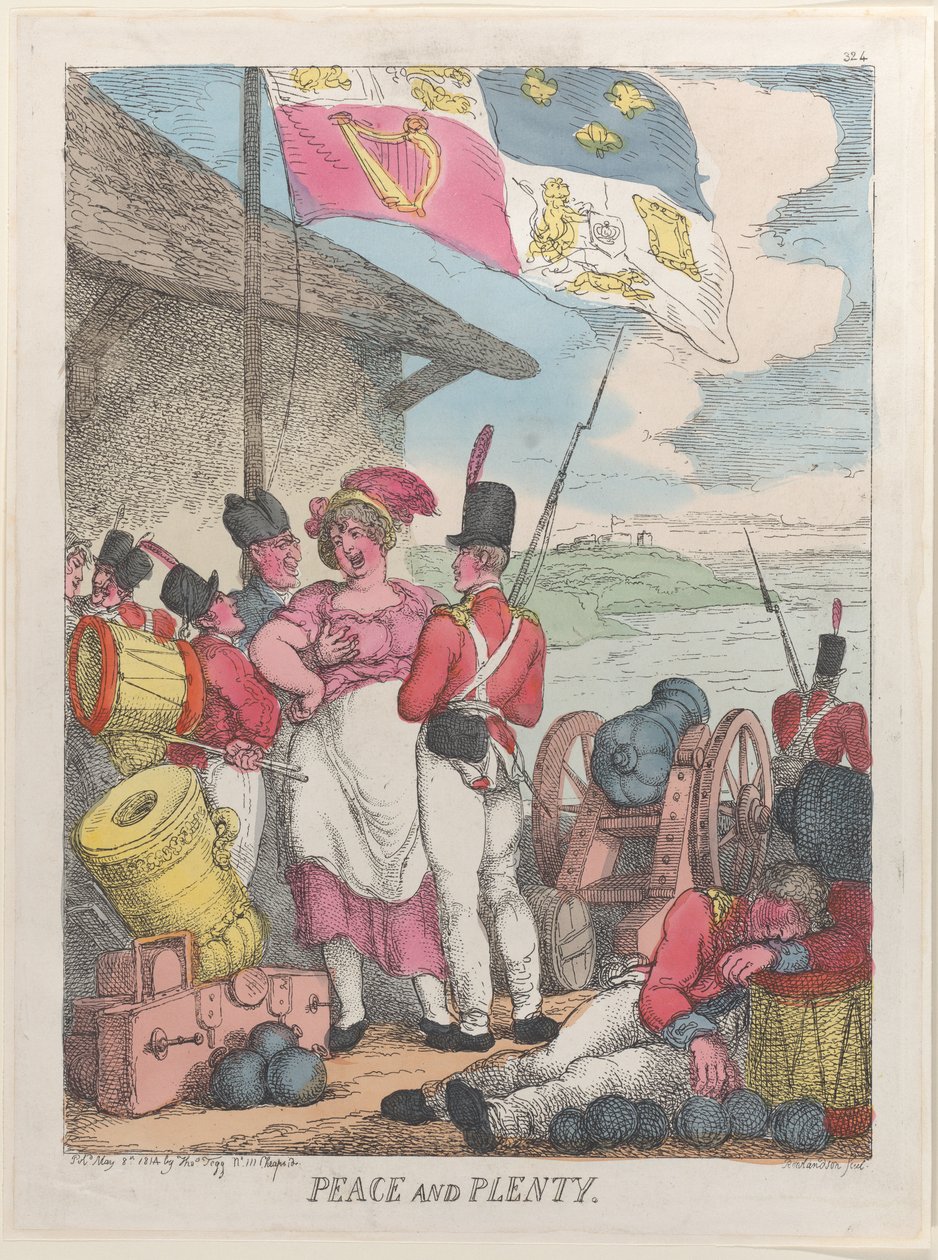 Mír a hojnost, 8. března 1814., 8. března 1814. od Thomas Rowlandson