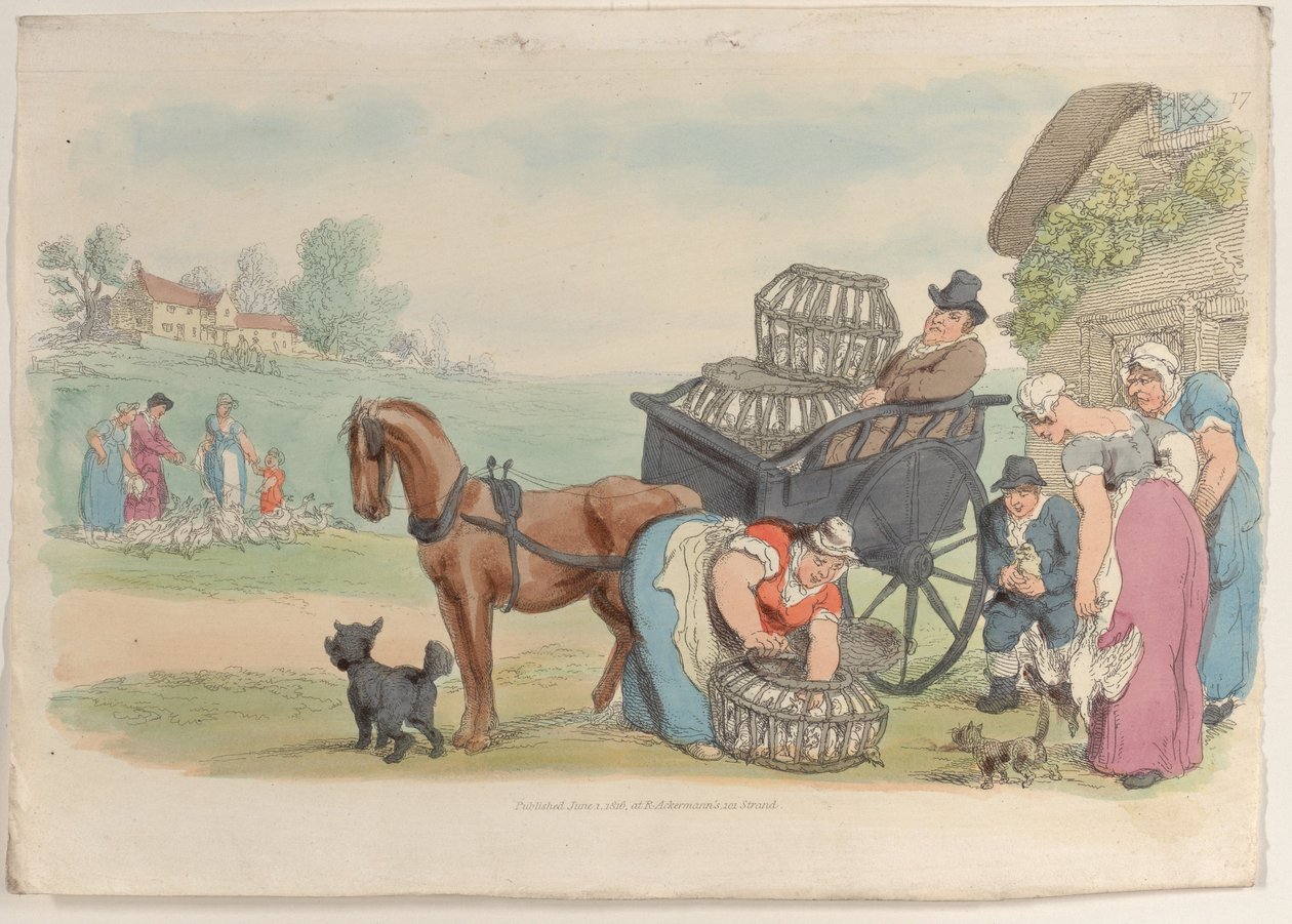 Deska 17, z World in Miniature, 1816., 1816. od Thomas Rowlandson