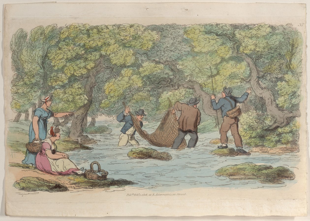 Deska 37, z World in Miniature, 1816., 1816. od Thomas Rowlandson