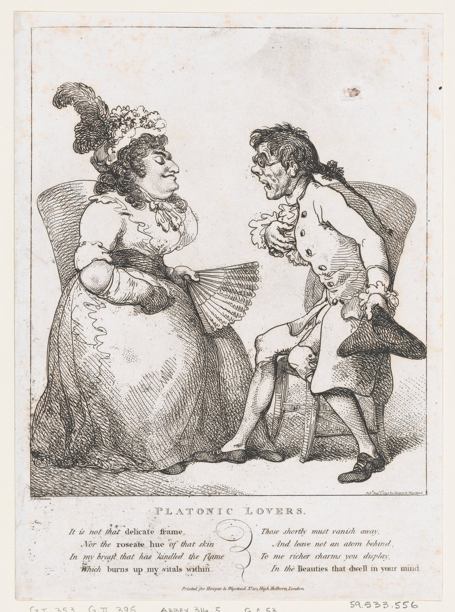 Platonic Milenci, 1. srpna 1797, 1. srpna 1797. od Thomas Rowlandson