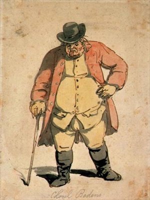 Portrét Josepha Bodena, kolem 1806-11 (akvarel, pero a inkoust na papíře) od Thomas Rowlandson