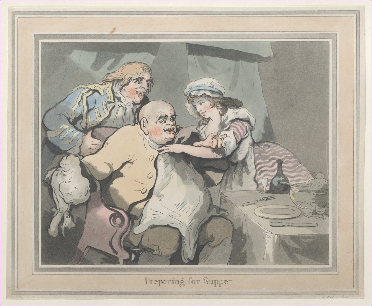 Příprava na večeři, 1790., 1790. od Thomas Rowlandson