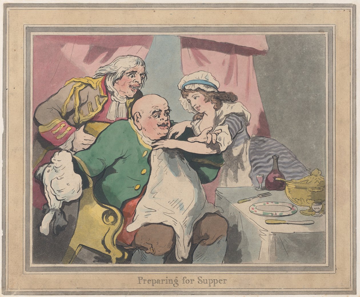 Příprava na večeři, 22. října 1789, 22. října 1789. od Thomas Rowlandson