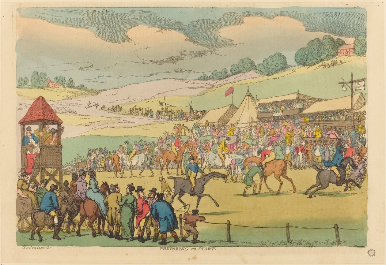 Příprava ke spuštění od Thomas Rowlandson