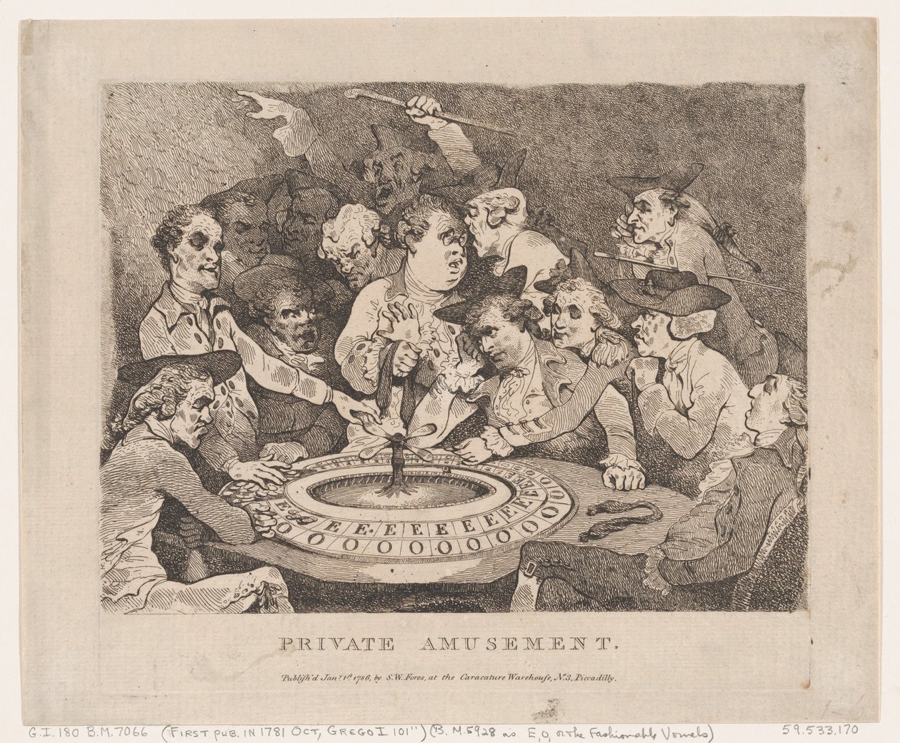 Soukromá zábava, 1. ledna 1786., 1. ledna 1786. od Thomas Rowlandson