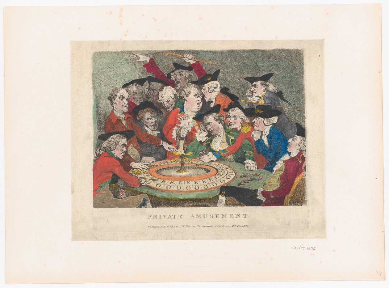 Soukromá zábava, 1. ledna 1786., 1. ledna 1786. od Thomas Rowlandson