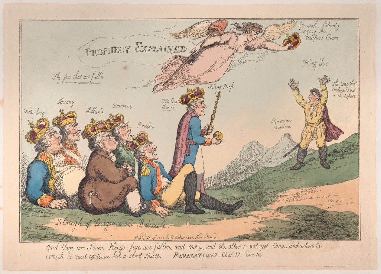 Proroctví vysvětleno, 17. září 1808, 17. září 1808. od Thomas Rowlandson