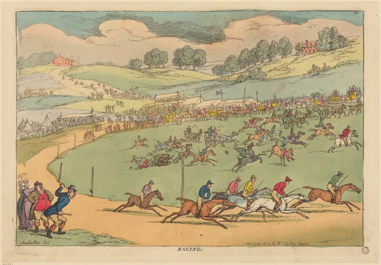 Závody od Thomas Rowlandson
