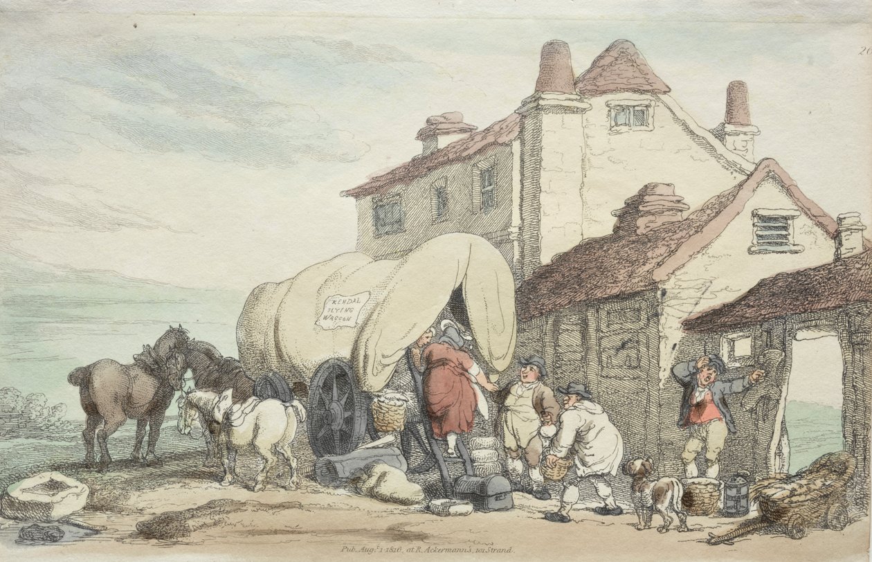 Richardsonova show: Létající vůz od Thomas Rowlandson