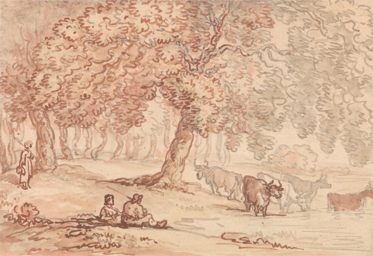 Richmondský park od Thomas Rowlandson