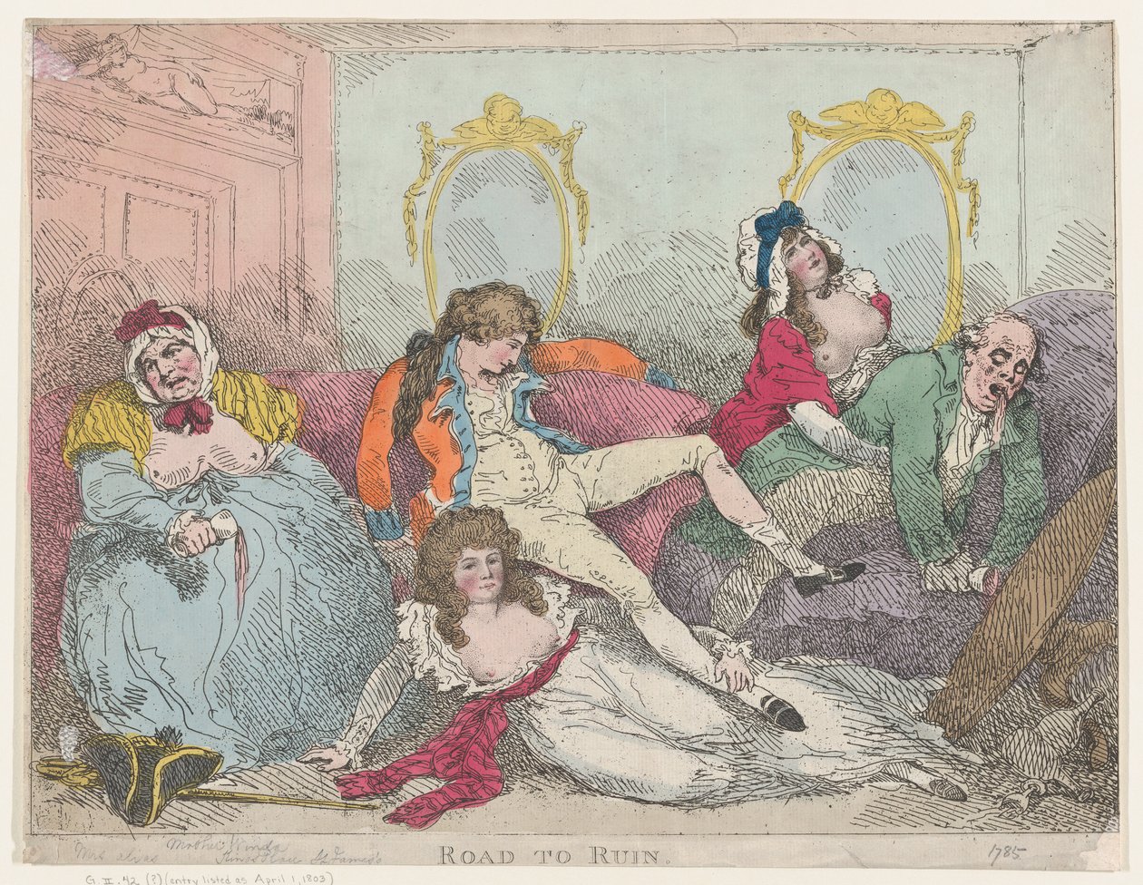 Cesta ke zkáze od Thomas Rowlandson