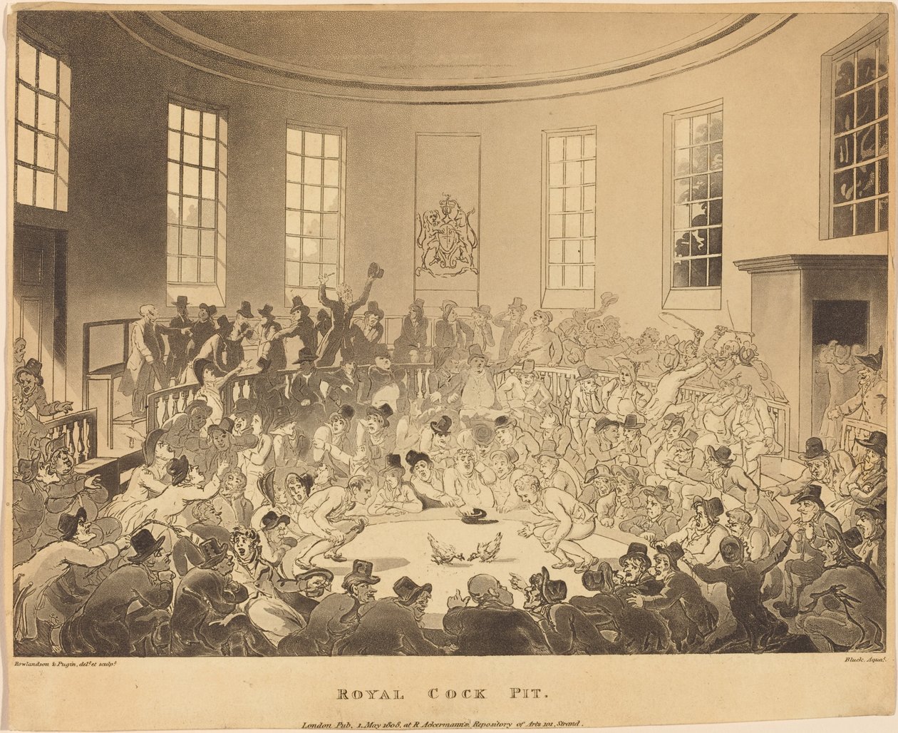 Královský kokpit od Thomas Rowlandson
