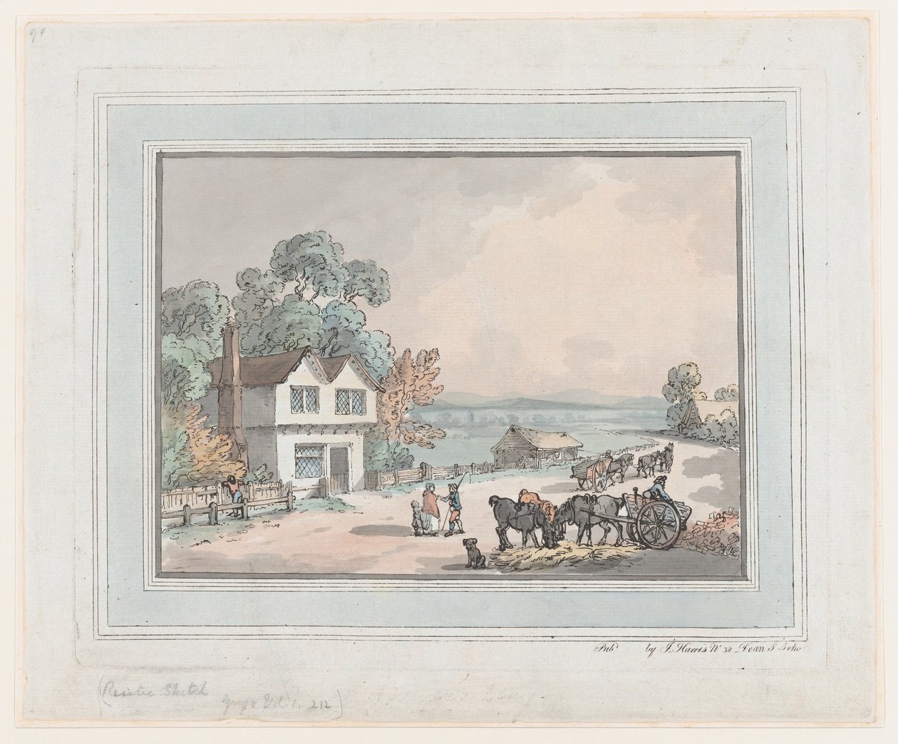 Rustikální skica, 1787., 1787. od Thomas Rowlandson