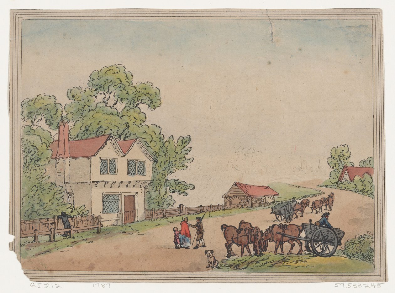 Rustikální skica, 1787., 1787. od Thomas Rowlandson