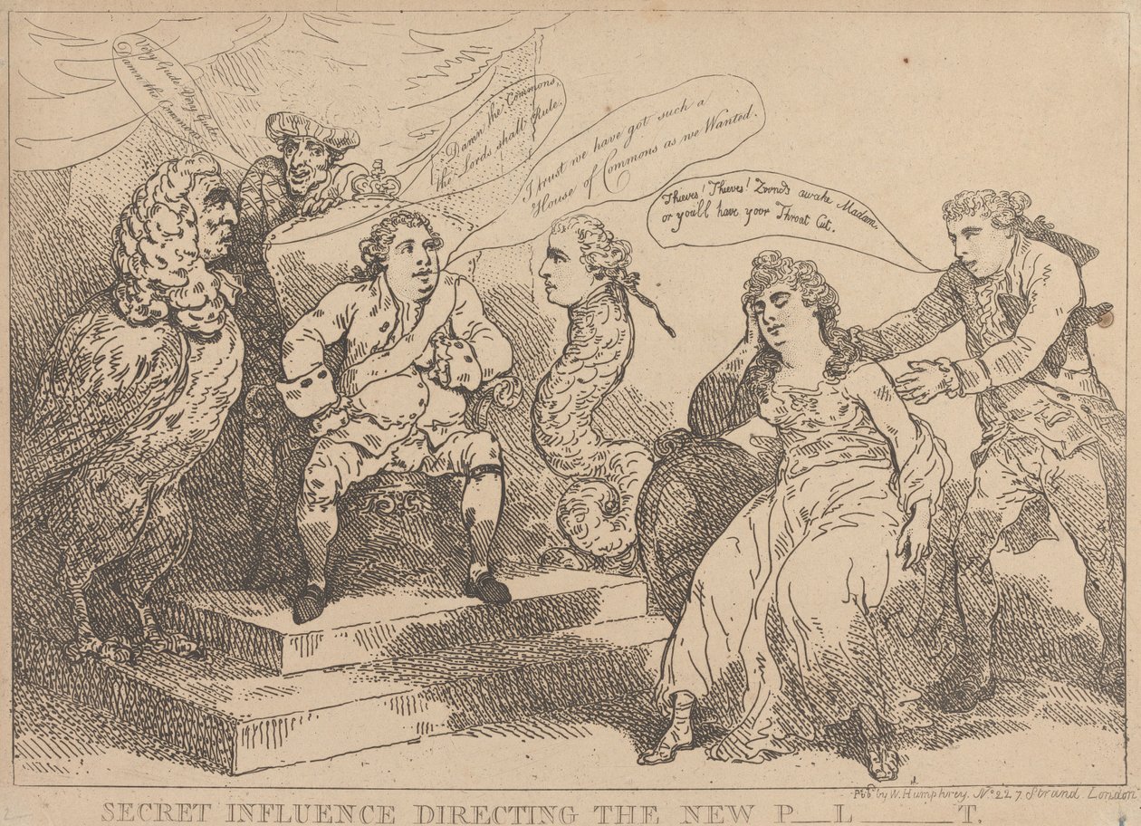 Skrytý vliv, který řídí nový parlament od Thomas Rowlandson