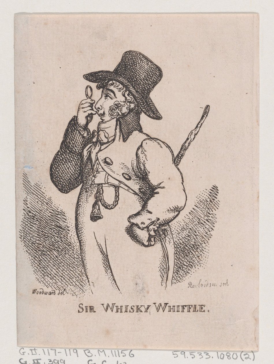 Sir Whisky Whiffle, duben 1808, duben 1808. od Thomas Rowlandson