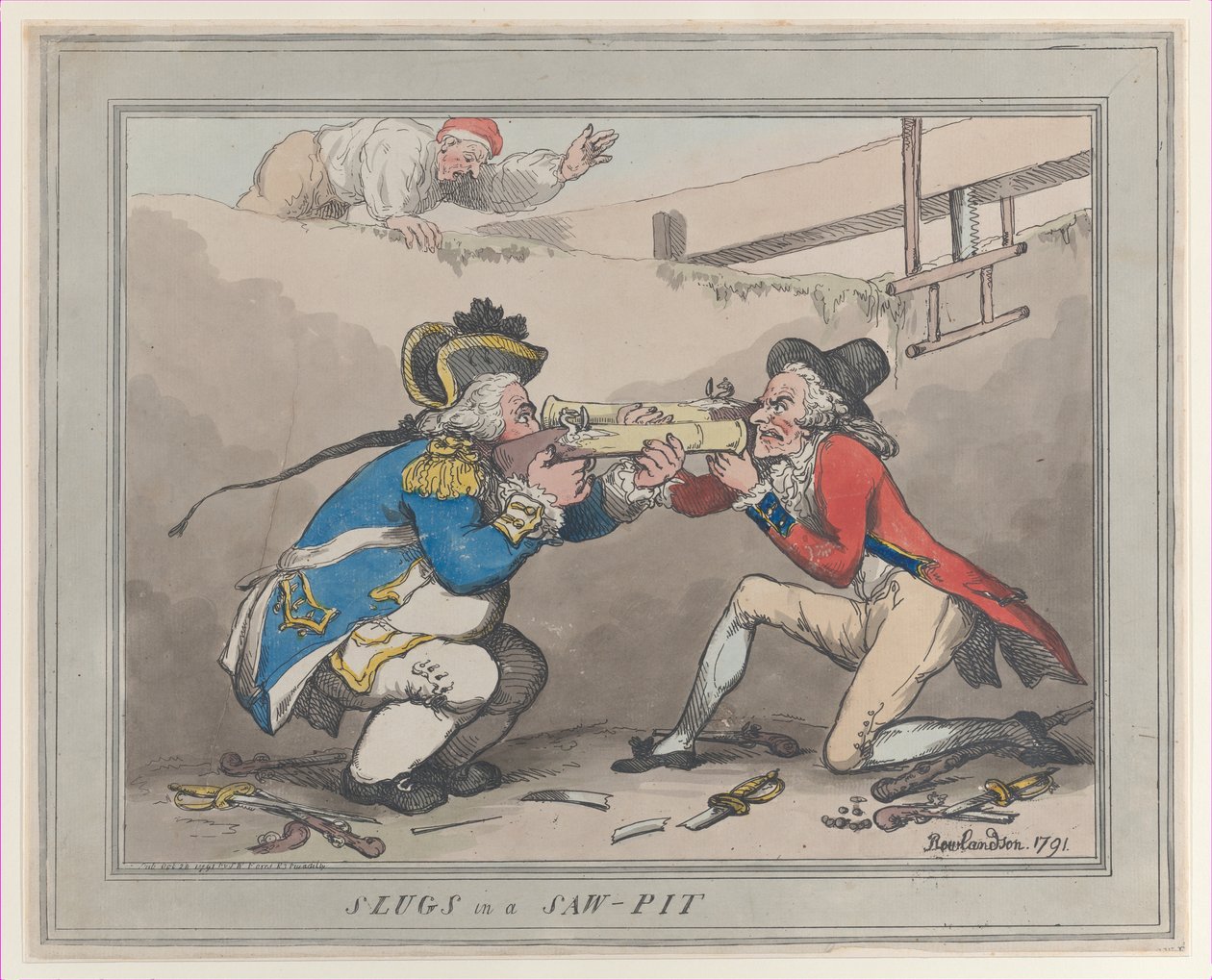 Slimáci v pile, 28. října 1791, 28. října 1791. od Thomas Rowlandson
