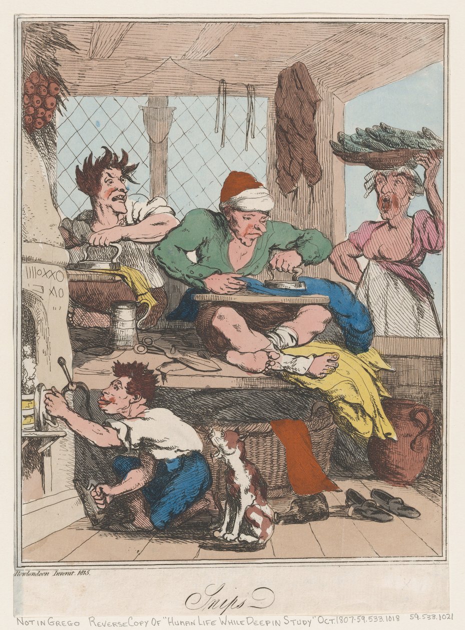 Snips, 1815., 1815. od Thomas Rowlandson