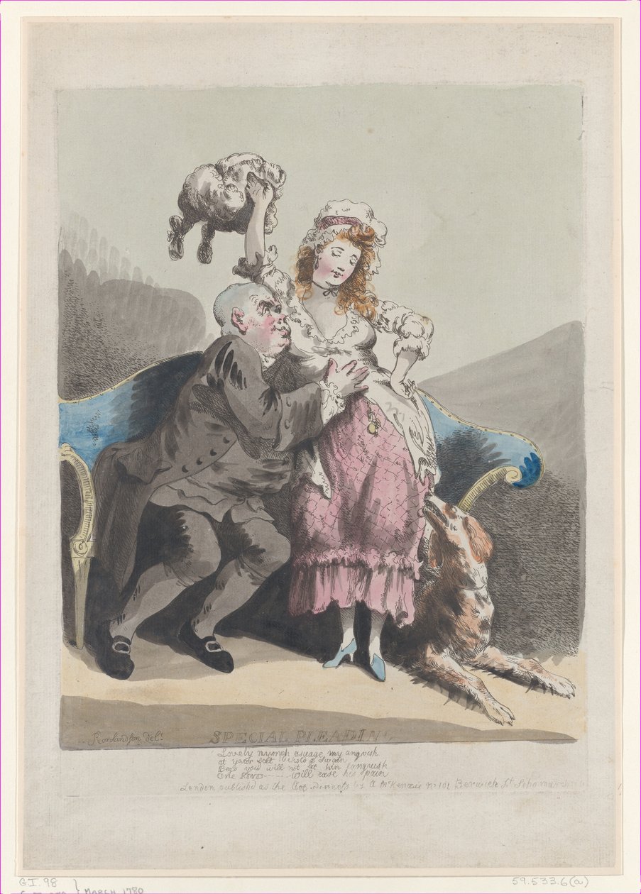 Zvláštní prosby, březen 1780, březen 1780. od Thomas Rowlandson