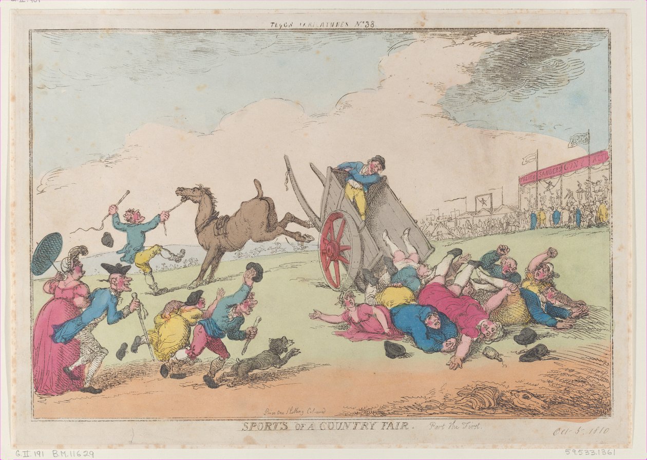 Sport na venkovském veletrhu, část první, 5. října 1810., 5. října 1810. od Thomas Rowlandson