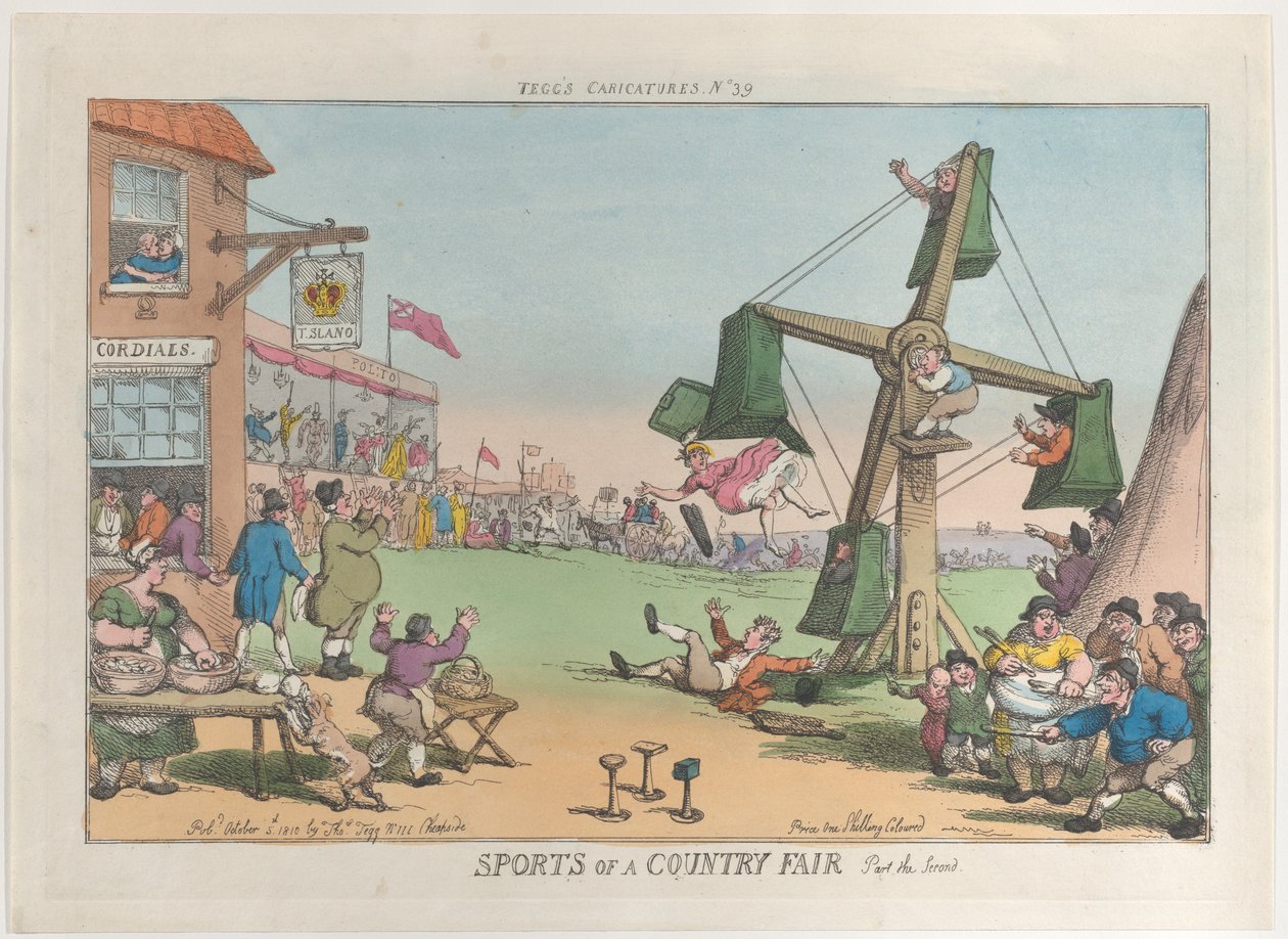 Sport na venkovském veletrhu, část druhá, 5. října 1810., 5. října 1810. od Thomas Rowlandson