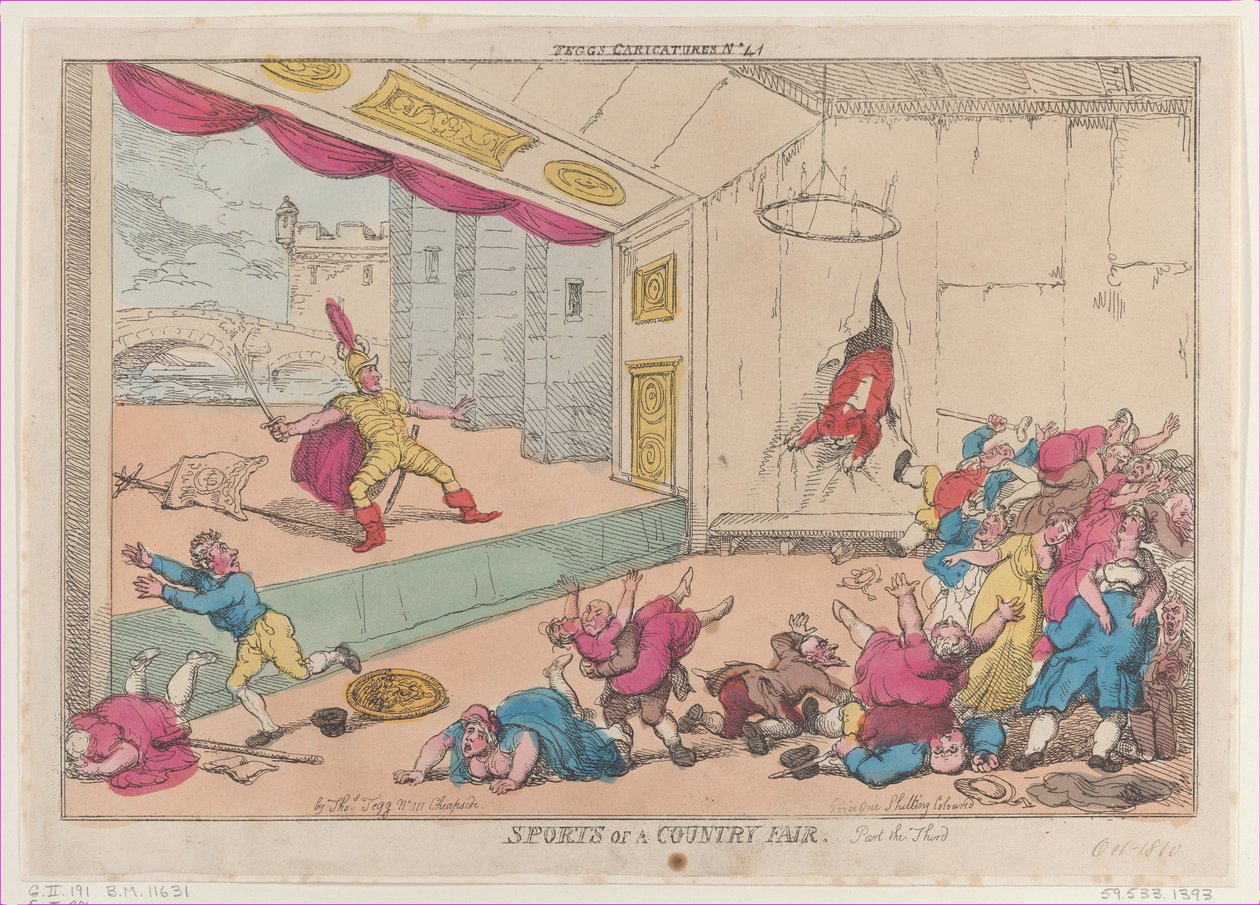 Sport na venkovském veletrhu, část třetí, 5. října 1810., 5. října 1810. od Thomas Rowlandson