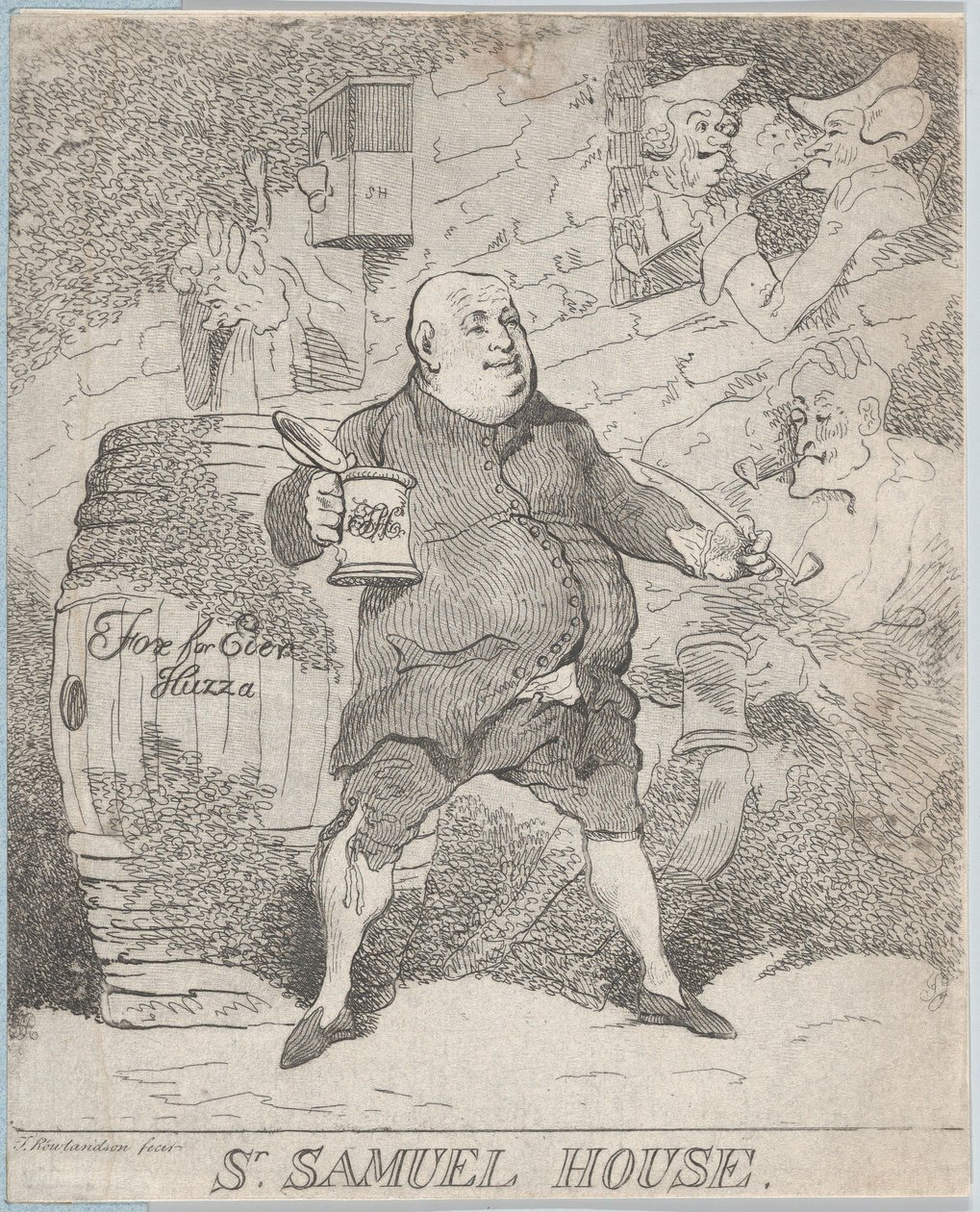 Sr. Samuel House, [1780] znovu vydáno 1786-91., [1780] znovu vydáno 1786-91. od Thomas Rowlandson