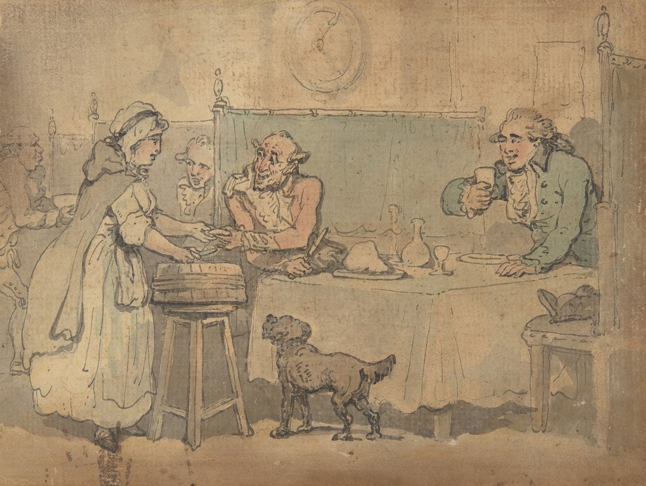 Krčmová scéna, 1780-1827. od Thomas Rowlandson
