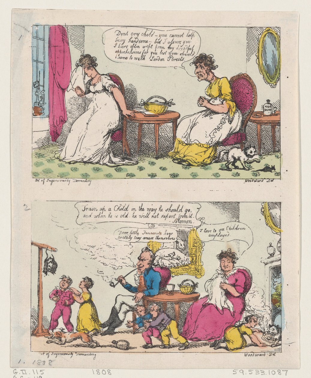 Umění důmyslně mučit, 1808., 1808. od Thomas Rowlandson